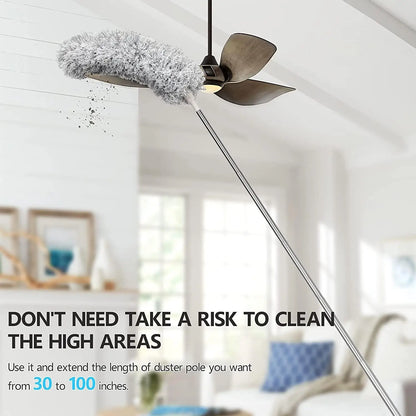 Microfiber Duster for Cleaning With long handle