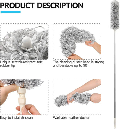 Microfiber Duster for Cleaning With long handle