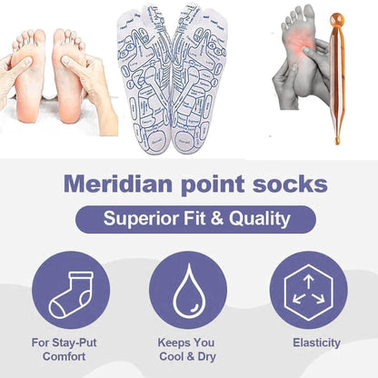 Acupressure Reflexology Socks With Stick