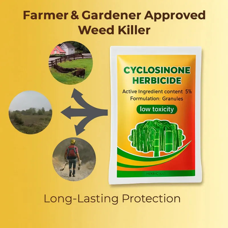 Cyclosinone Herbicide Granules: No More Weeds