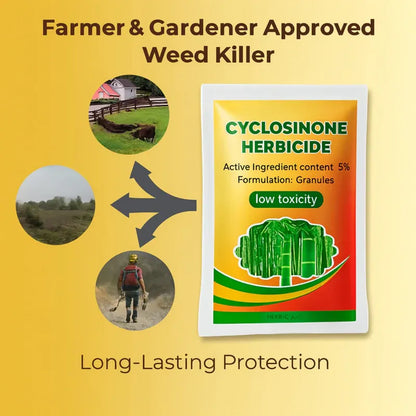 Cyclosinone Herbicide Granules: No More Weeds