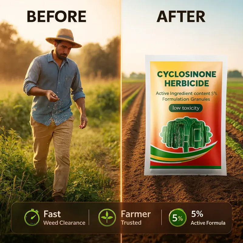 Cyclosinone Herbicide Granules: No More Weeds