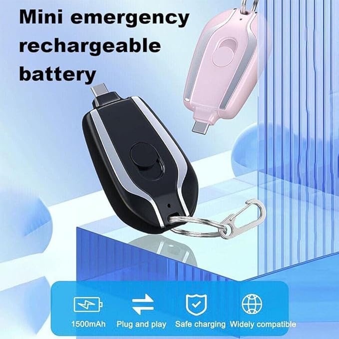 Keychain Power Bank: Buy 1 Get 1 Free