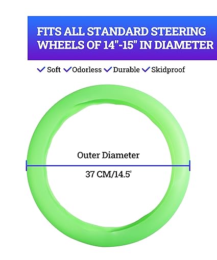 Non-slip Silicone Steering Wheel Protector